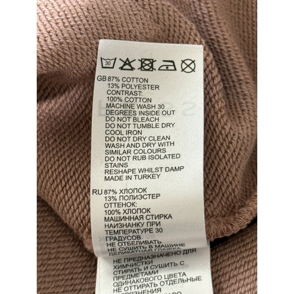 Reiss Emlyn Panel Detail Sweatshirt Dress Front Buttons Pockets Womens Size 6 - Picture 6 of 10